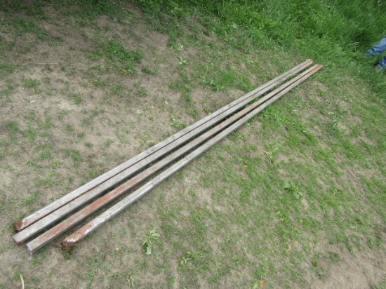 804. (4 ) 12 FT. Long X 1.5 Inch Pieces of Tubular Steel,, Your Bid is for all four