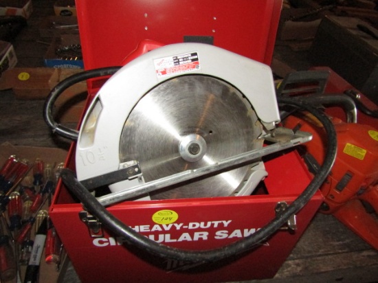 Milwaukee 10 & ¼ Inch Power Saw in Case