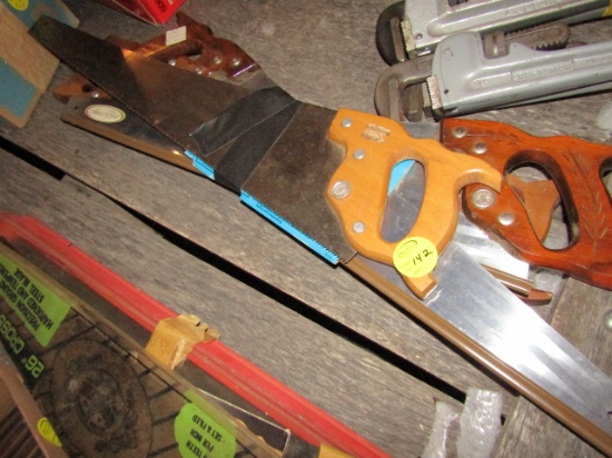 Group of Unused Hand Saws