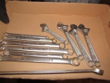 Craftsman Standard Box end Wrenches & 4 Adjustable Wrenches