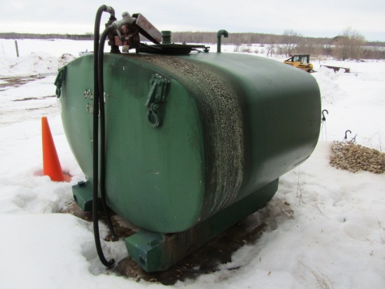 600 Gallon +/- Fuel Barrel with Electric Meter Pump