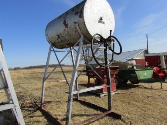 300 Gallon Fuel Barrel and Stand