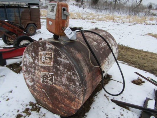 202. 500 Gallon Fuel Barrel with Gas Boy Electric Pump