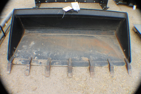 397. 259-380. 72 Inch Skid Loader Bucket with Frost Teeth, Tax