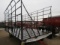 788. 357-815. 10 X 18 Steel Bale Throw Rack on Gehl four Wheel Wagon, T/ST3