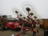 744. 418-1072. H&S V-10 Rake on Hyd. Cart, T/ST3