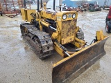 811.  370-1196, Massey Ferguson Model 2244 Diesel Track Dozer, 6 Way Blade,