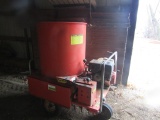 190. Agri-Metal Bedding Chopper with Gas engine, Runs Good