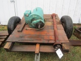 197. Onan 25 KW PTO Generator on Transport, Wooden Cover