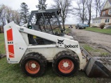 253. Melroe Model 843 Diesel Bobcat Skid Steel Loader, Aux. Hydraulics, Han