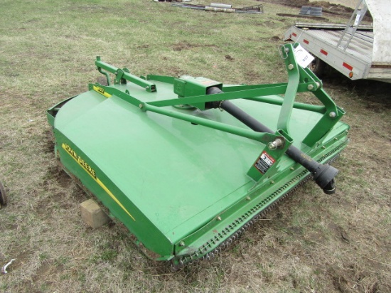 827. John Deere Model MX7 7FT. 3 Point Rotary Brush or Grass Mower, (One Ow