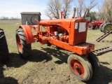 975. 1937 Allis Chalmers Model WC Tractor, Narrow Front, Pulley, Decent Met