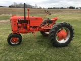 978-A Case Model VAC Tractor, Pulley PTO, Older Restoration, Serial # 50570