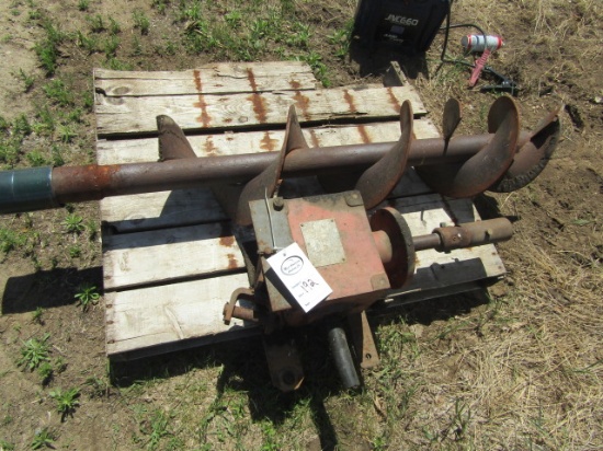 192. Partial Hydraulic Post Auger with 12 Inch Auger