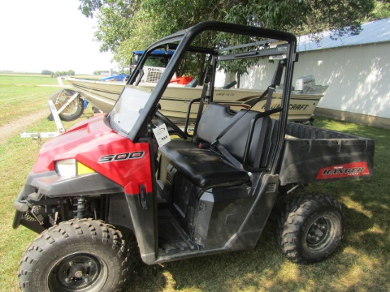 925. 2017 Polaris Ranger Side by Side, ROPS, Dump Box, One Owner, Shows 303