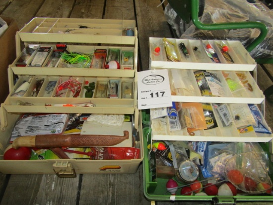 117. 222. 2 Tackle Boxes Loaded with Tackle, Tax