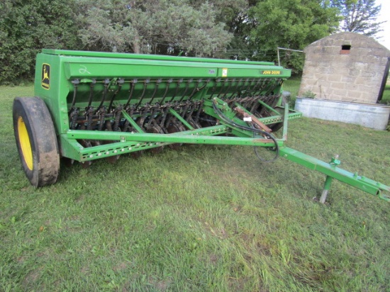 538. John Deere Model 450 12 FT. Grain Drill, Grass Seeder, Packer Wheels,