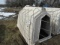 705. Calftel Calf Hut with Rear Bedding Door & Wire Panel