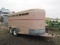 164. 2002 Triple Crown 6 FT. X 16 FT. Bumper Type Tandem Axle Stock Trailer