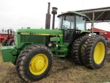 173. 1987 John Deere Model 4650 MFWD Diesel Tractor, Sound Guard Cab, Air,