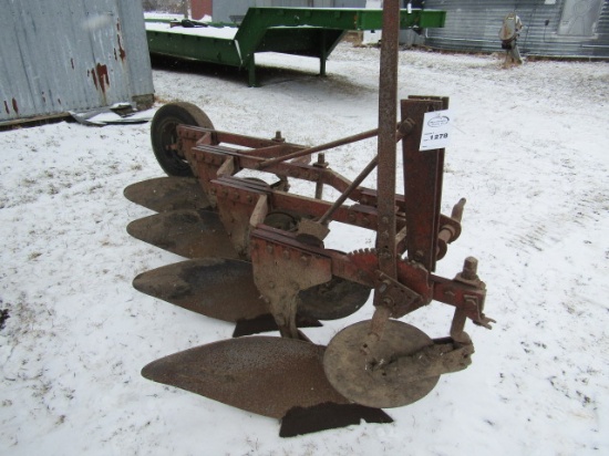 1278. IH 3 Point 4 X 14 Inch Plow, Coulters