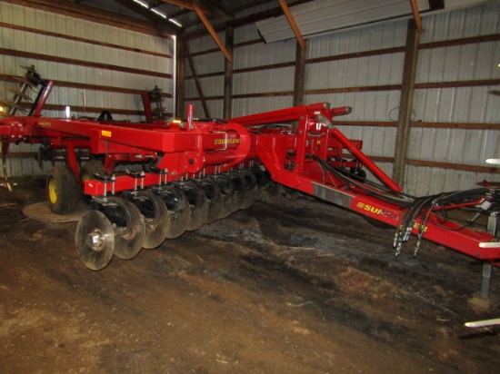1290. Sunflower Model 4412 (7) Shank Disc Ripper, Hydraulic Front and Rear