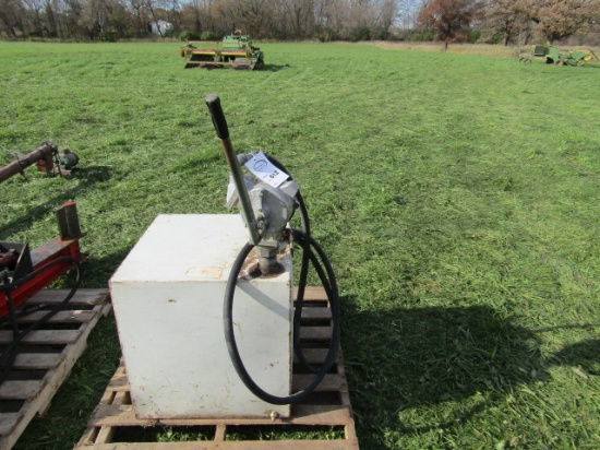 612. 50 Gallon Field Service Fuel Tank with Hand Pump