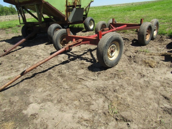 409. Sands Tandem Axle Farm Wagon, Slight Bend in Pole, Wagon Only