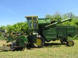 463. John Deere 55 Square Back Corn Special Gas Self Propelled Combine, Cho