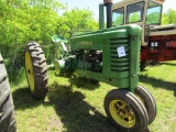 468. 1943 John Deere Model A Tractor, Hand Start, Spoke Front Wheels, Very