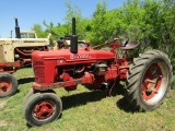 474. 1951 Farmall Model H Tractor, Narrow Front, 12 Volt System, PTO, Nice