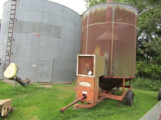 933. Lindsay Tox-O-Wix Approx. 200 Bushel Batch Style Grain Dryer on Transp