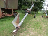 932. 6 Inch X 30 FT. Auger with 5 H.P. 220V Electric Motor and 220 Cable
