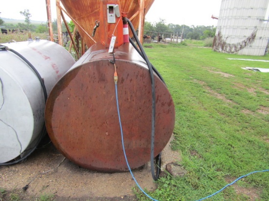501. 500 Gallon Fuel Barrel with Gas Box Electric Pump