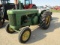 712.398-1060. John Deere Model AR Two Cylinder Tractor, Good 14.9 X 26 Tire