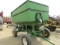 852. 200-223, 175 Bushel Gravity Box on Wagon with 12 FT. Fertilizer Auger,