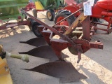 671. 389-1028. MM 3 X 14 Inch 3 Point Mounted Plow, Tail Wheel