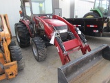 703. 280-544. Case IH Model DX60 MFWD Diesel Compact Tractor, Case IH L-360