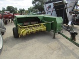 864. 222-278, John Deere 336 Square Baler with # 30 Ejector