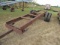 1665. Trailer Frame Made From Studebaker Truck, Dual Wheels, Tractor Hitch,