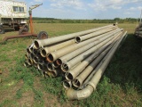 1692. Pile of Mostly 6 Inch X 30 FT. Hook & Latch Irrigation Pipe, (Approx.