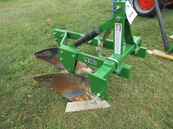 913. Frontier Model PB 1002 2 X 14 Inch 3 Point Mounted Plow, Nice Cond.