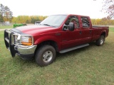 924. Sharp 2001 Ford F250 Lariat Crew Cab 4 X 4 Pickup, 7.3 Power Stroke Di
