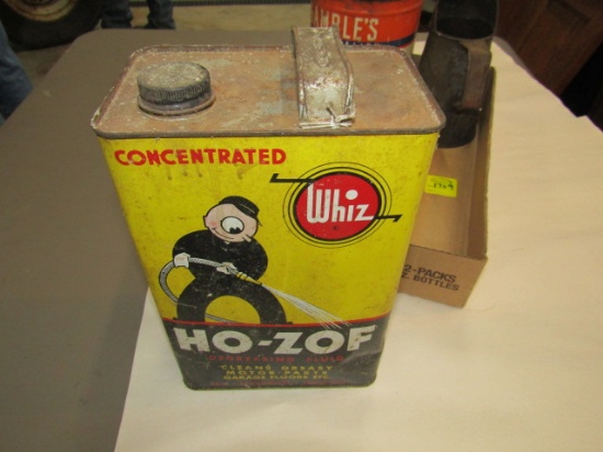 1709. Hoz-Off 1 Gallon Degreasing Fluid Can, Gambles 5 LB. Cup Grease Can,