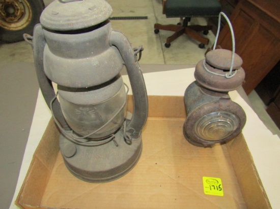 1715. Railroad Lamp & Artisan Kerosene Lantern