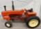 1/16 Allis-Chalmers 7030 tractor, maroon belly, repaint, has paint chips, no box