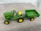 1/16 John Deere 110 Lawn and Garden tractor, repaint, with trailer, no box