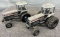 (2) 1/32 White 185 Field Boss tractors, one with duals, First Edition, no boxes, $x2