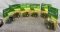 (7) 1/64 John Deere tractors with sound guard bodies, new in bubbles, $x7