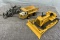 Cat crawler dozer, International dump truck, pewter John Deere 544 payloader, no boxes, one money